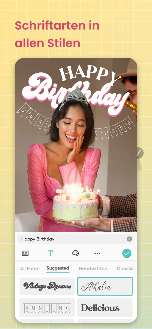 PicCollage: KI Foto Bearbeiten iPhone App Screenshot 5 – Foto & Video