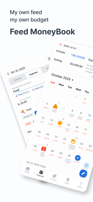 Feed MoneyBook Screenshot 1 of 9