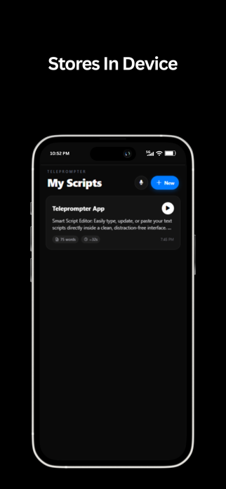 Teleprompter Portable Screenshot 4 of 4