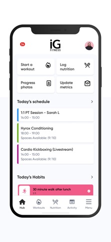 iG Fitness screenshot