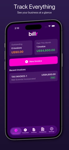 Billr - Ad free invoicing screenshot