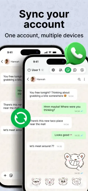 Dual Web Chat WAPP screenshot 2