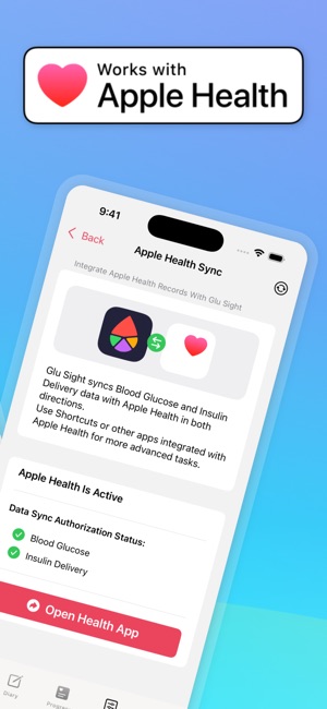 Diabetes App: Glu Sight Image