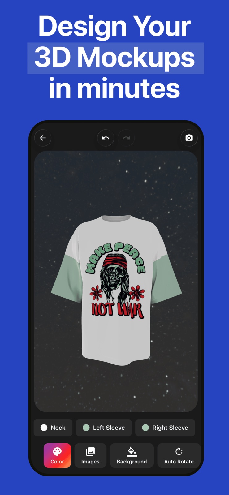 3D Clothing Mockup: MockLab 3D iphone screenshot 2