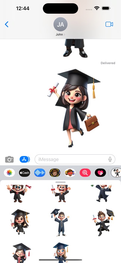 Graduation Stickers App