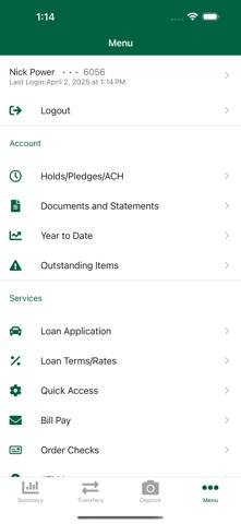 App screenshot