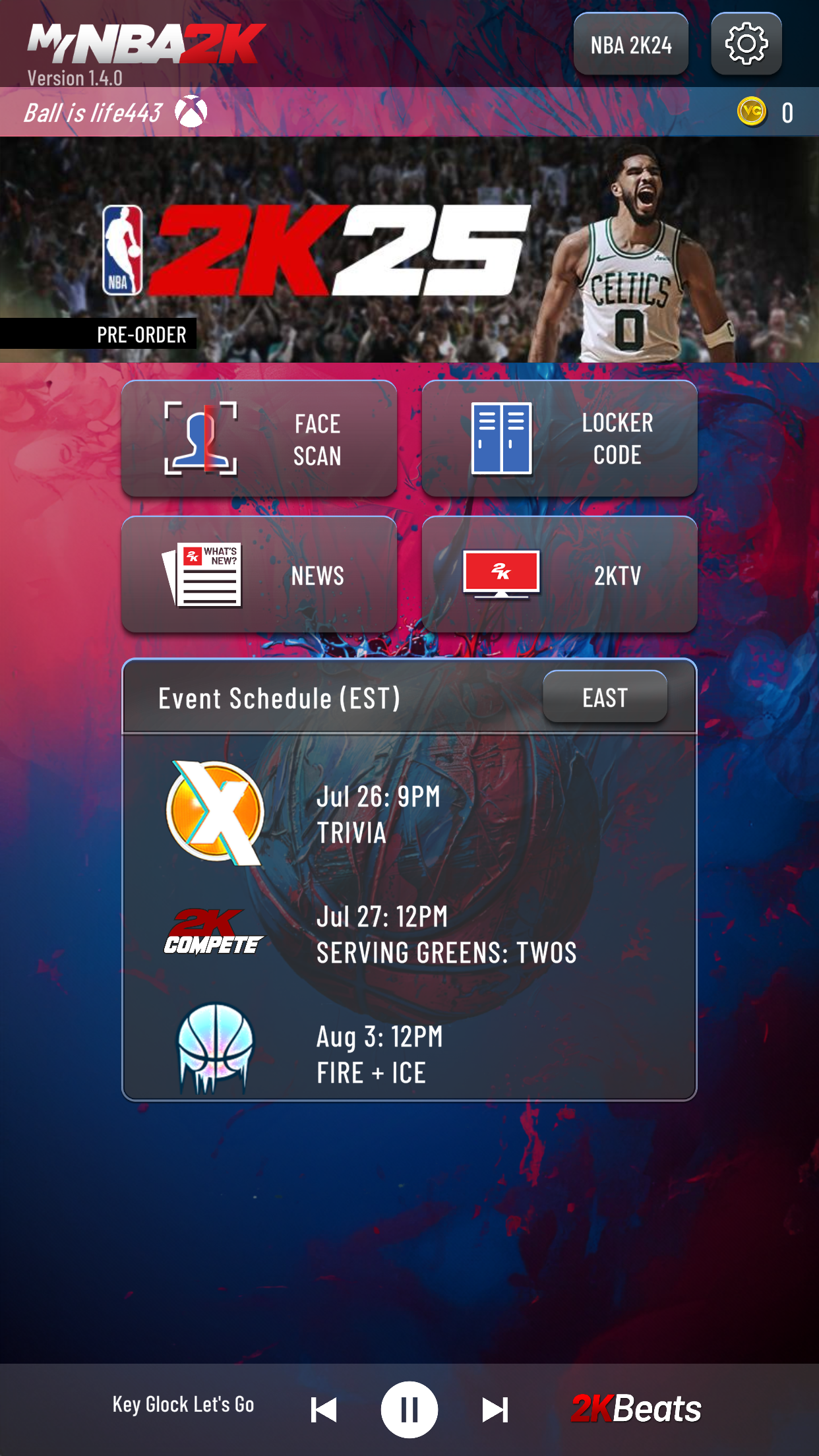 MyNBA 2K Companion App screenshot 1
