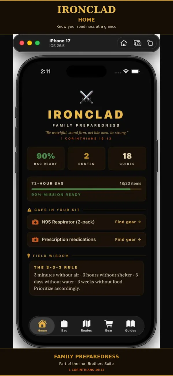 Screenshot #3 pour Ironclad Family Prep
