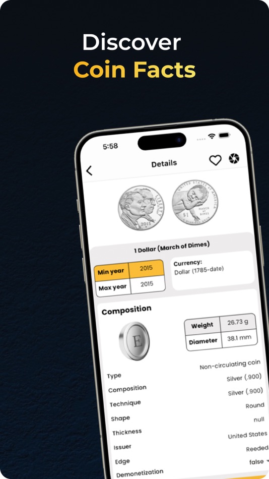 #2. Coin Identifier - CoinWise (iOS) 来自: Tatsat Brahmbhatt
