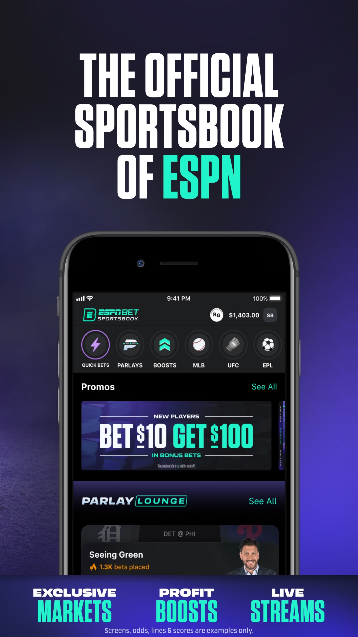ESPN BET Sportsbook screenshot 2