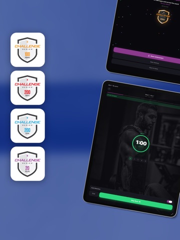 20 Pull Ups Trainer Challenge iPad screenshot