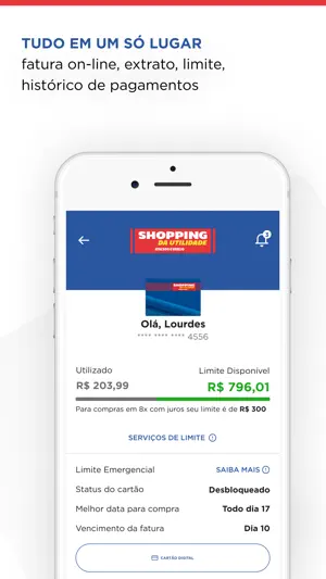 Cartão Shopping da Utilidade screenshot 2