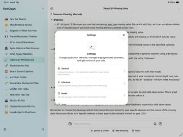 FlowDown - Open & Fast AI iPad screenshot