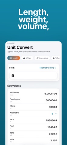 Unit Converter - Length Weight Screenshot 3 of 5