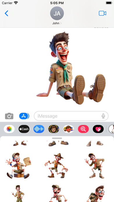 Boy Scout Stickers Screenshot
