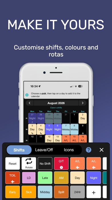 My Shift Planner – Shift Rota iPhone screenshot 8
