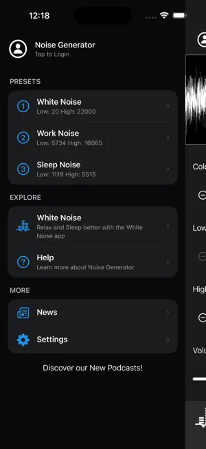 Noise Generator: Full Spectrum screenshot 2