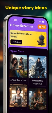 AI Novel Generator iPhone screenshot