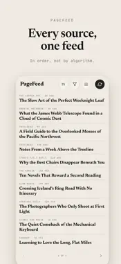 PageFeed screenshot 3