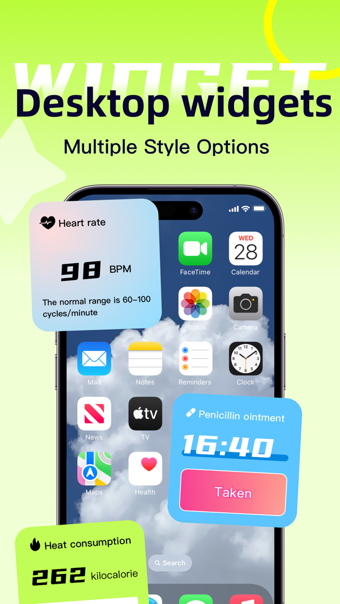 Health Widget - Heart Rate