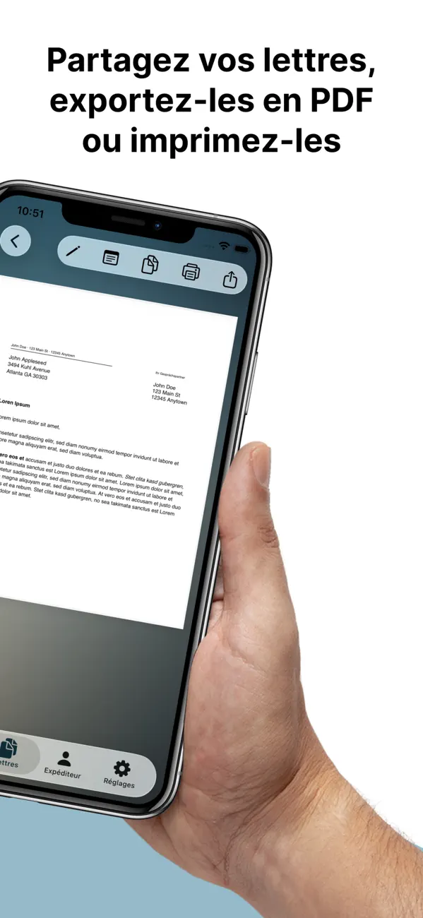 Screenshot #3 pour Écrire une lettre