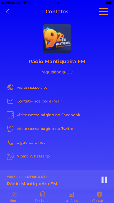 Rádio Mantiqueira FM Screenshot