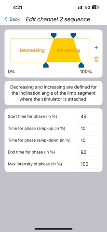 Stim2Go iPhone screenshot