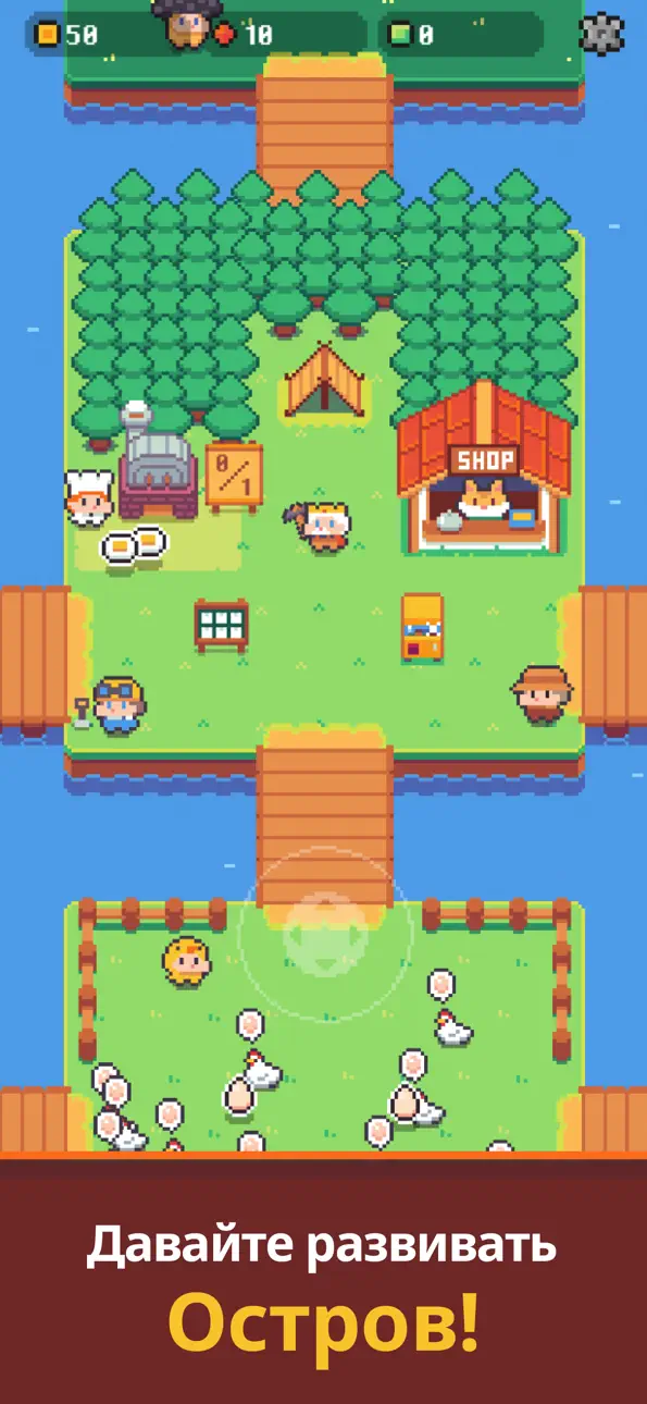 Pickaxe King Island iOS Mod IPA screenshot 1 - iOS game interface