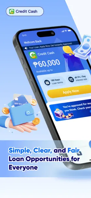 Credit Cash - Mabilis Loan App iPhone screenshot 1