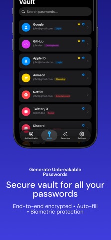 SafeAuth: 2FA 验证器 screenshot