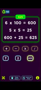 Mathematics Quiz Game screenshot #2 for iPhone