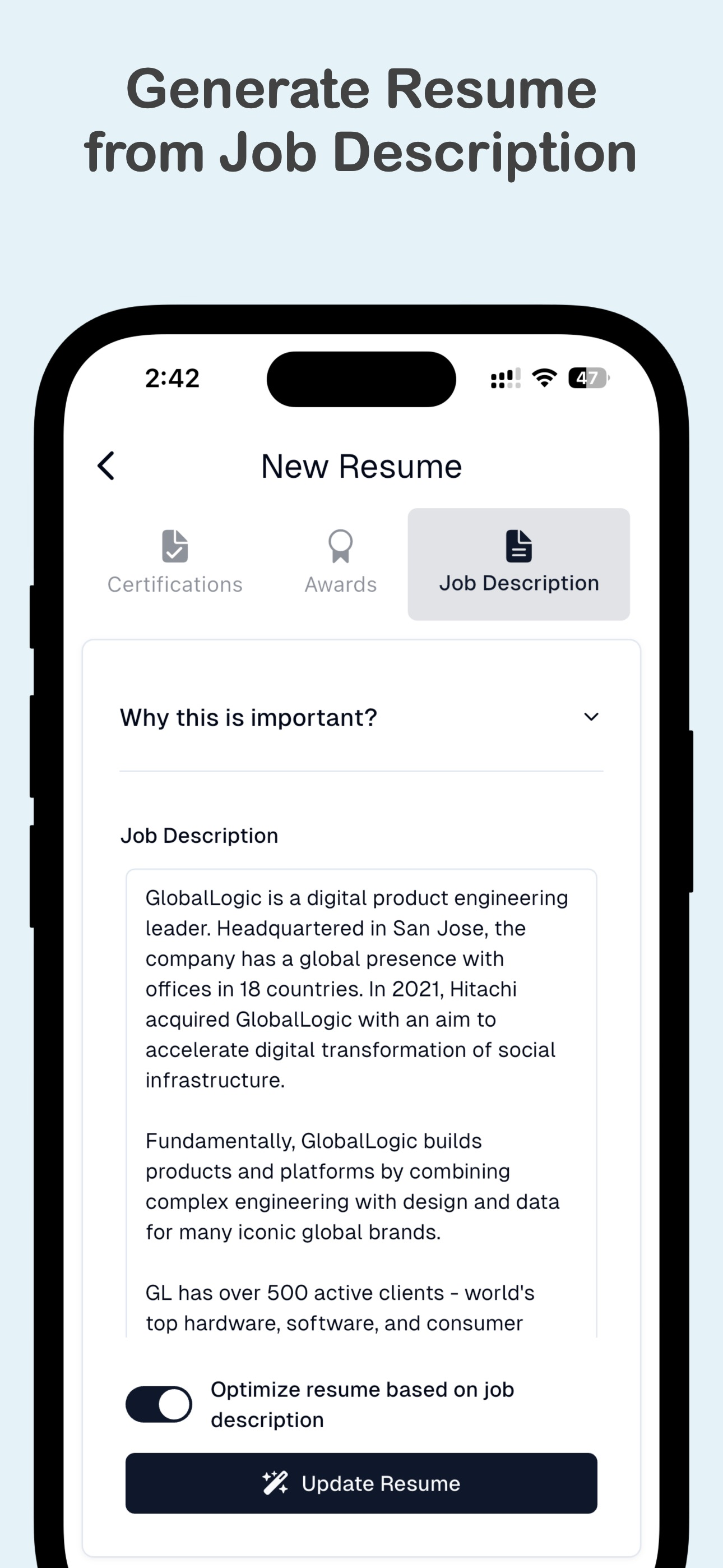 Intelligent CV Maker Pro