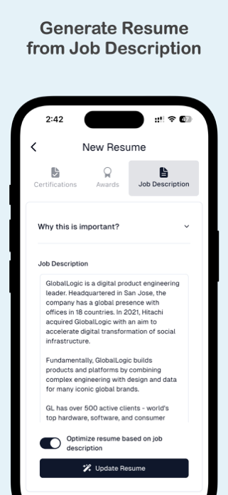 Intelligent CV Maker Pro Screenshot 5 of 6