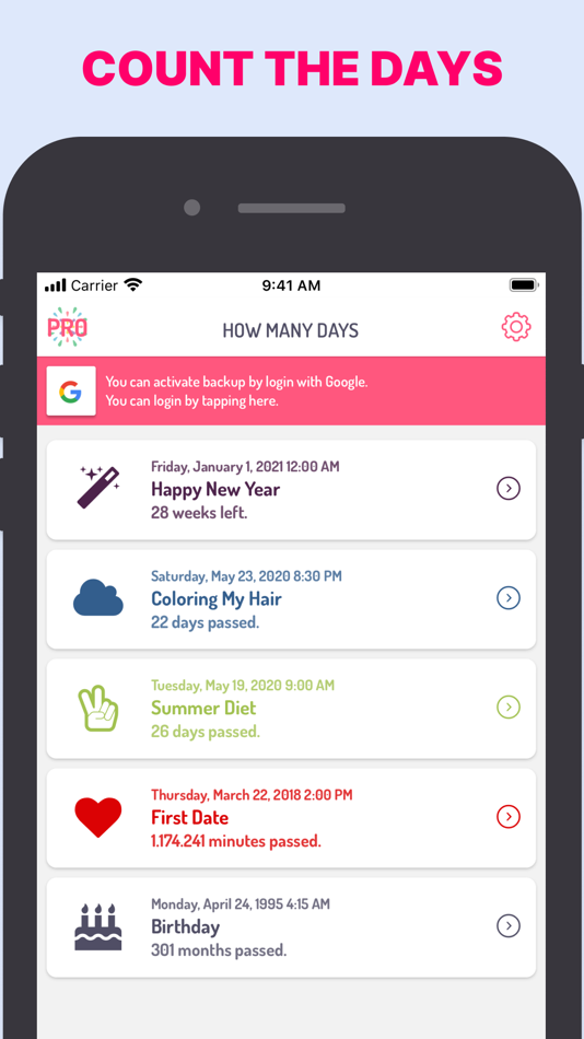 #3. Day Counter - Countdown Widget (iOS) 게시자: Goksel Pirnal