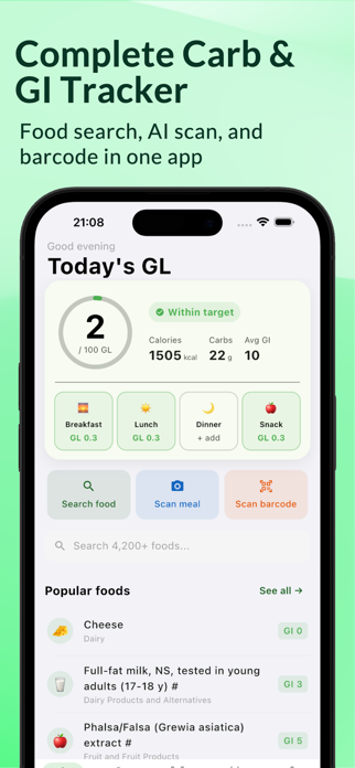 Glycemic Index - Load Tracker Screenshot 5 of 5
