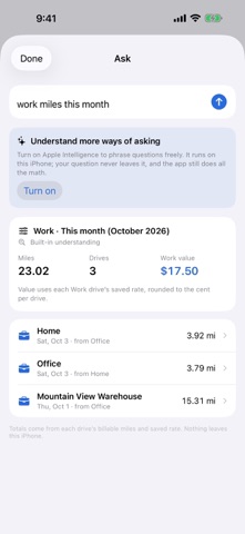 Wayledger: Mileage Log screenshot 5