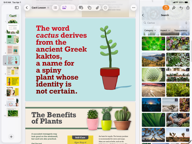Pages: Erstelle Dokumente Screenshot