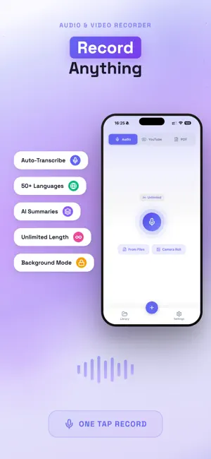 SpeakNotes: Transcribe & Notes screenshot 2