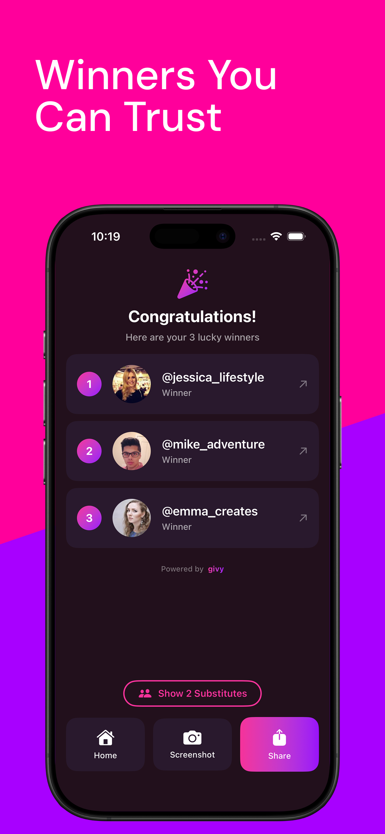 Givy: Random Giveaway Picker