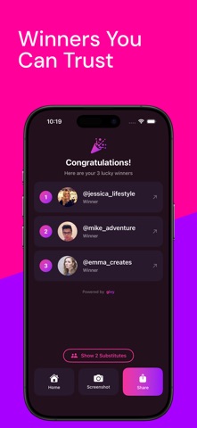 Givy: Random Giveaway Picker Screenshot 7 of 8