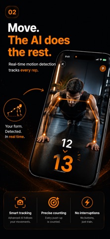 Push-up Counter : IA Tracker Screenshot 2 of 6