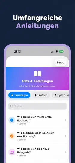 Screenshot von Einnahmen-Ausgaben-Tracker EÜR auf dem iPhone 5