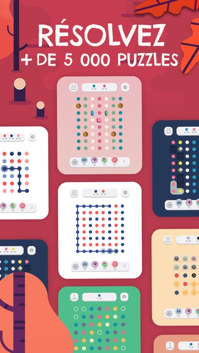 Screenshot #3 pour Two Dots : jeu de puzzle