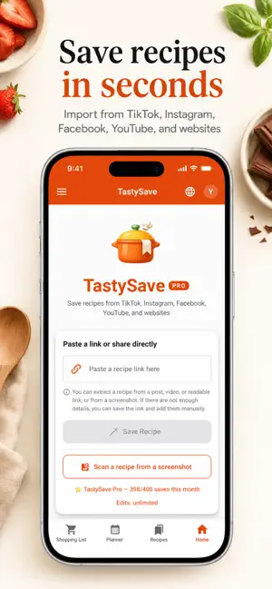 TastySave screenshot 1