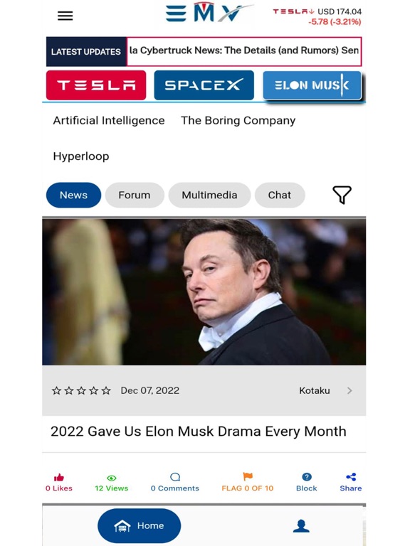 EMV LLC iPad screenshot 2 - News app