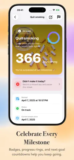 Daystreak: Days Since iPhone Ekran Görüntüsü 3