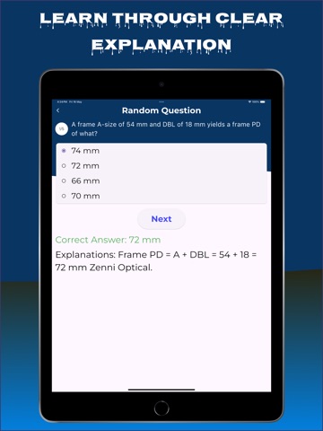 ABO Exam Prep iPad screenshot
