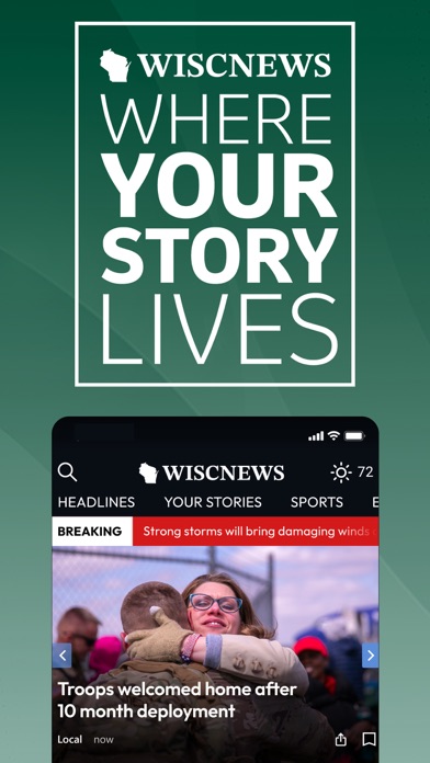 WiscNews Screenshot 1 - AppWisp.com WiscNews Screenshot 1 - AppWisp.com