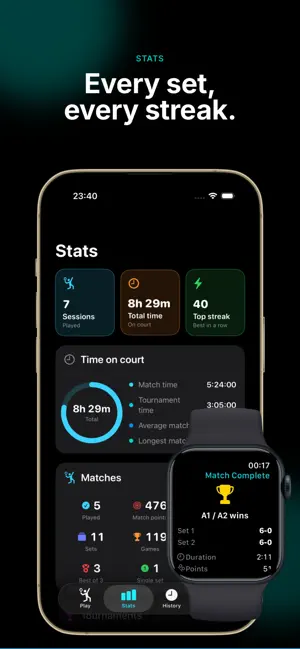 Padel Score Tracker: Padel40 screenshot 2