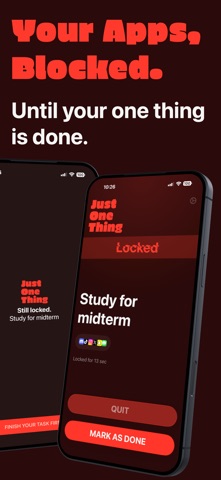 Just One Thing: App Blocker screenshot